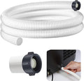 Dehumidifier Drain Hose 3/4 Inches FHT Connection with Rust-Resistant PE Connectors Cuttable Drainage Pipe Replacement Hose for Most Brand of Dehumidifiers, 5 Feet White by Unknown