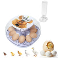 1st Gen - 12 Egg Automatic Incubator, Steady Humidity with Auto-Refill, Stable Temp Control, Auto Egg Turning, Candler, Real-Time Display for Hatching Chicken, Goose, Duck, Quail, Pigeon, and Turkey by Unknown