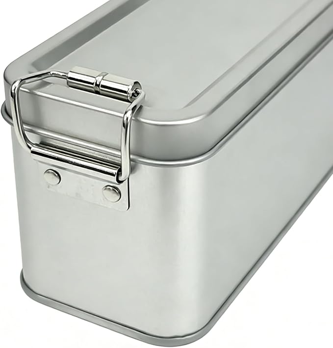 Tin Box - Portable Container Empty Organizer | Metal Tin Box,for Cosmetics Candy Cookie Home Office Travel Jewelry Pen Eraser - Image 7