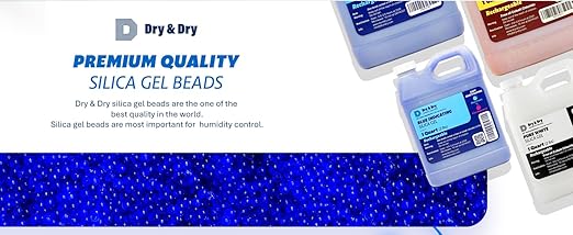 Dry & Dry [5 LBS] Blue Indicating Silica Gel Beads Desiccants (Industry Standard 3-5 mm) - Reusable Desiccant Beads Silica Beads(Blue to Pink) - Image 8