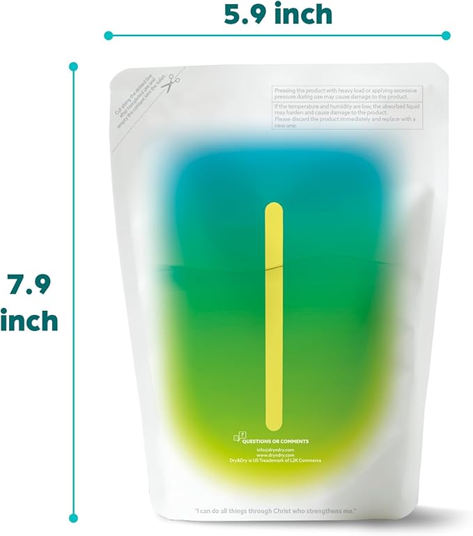 Dry & Dry [9 Packs Standing Moisture Absorbers to Control Excess Moisture for Basement, Closets, Bathrooms, Laundry Rooms - Moisture Absorbers Moisture Absorber - Image 7