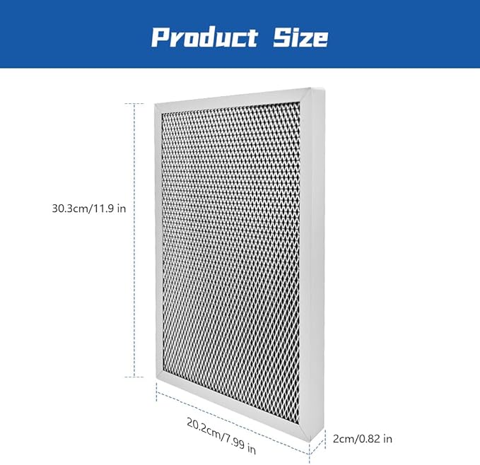 5695 Dehumidifier Filter 2PC 12x8x1 Fit for Aprilaire 1820 1820Z E070 E070KZ E070KZM E070N E070T E070Z Washable MERV 8 Replacement - Image 7
