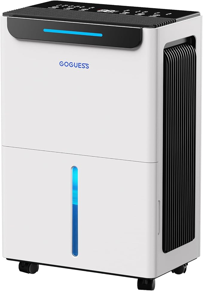 1600 Sq.ft Dehumidifier for Basement - 21 Pints, Drain Hose & Humidity Control Large Room Dehumidifiers for Home, RV, Bathroom, Bedroom - 3 Modes & 24H Timer White by Unknown