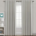 H.VERSAILTEX Blackout Curtains Thermal Insulated Window Treatment Panels Room Darkening Blackout Drapes for Living Room Back Tab/Rod Pocket Bedroom Draperies (2 Panels, Pale Oak, 52 x 96 Inch) by HVERSAILTEX