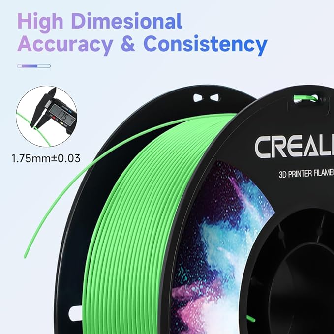 Official Creality TPU Filament, Flexible 3D Printer Filament 1.75mm, 95A Shore High Hardness & Resilience, Dimensional Accuracy +/- 0.03 mm for Most FDM 3D Printers - Image 3