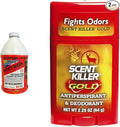 Atsko Sno-Seal SPORT WASH LAUNDRY DETERGENT, Liquid, 64 fl oz, Unscented & Scent Killer Gold Unscented Deodorant and Antiperspirant for Hunting Scent Control by Atsko
