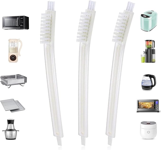 Small Scrub Brushes for Cleaning,Crevice Cleaning Tool Set for Track Juicer Toaster Sink Tile Grout Grater Seafood,Detailing Cleaning Supplies Gadgets for Kitchen Appliances by Haniforever