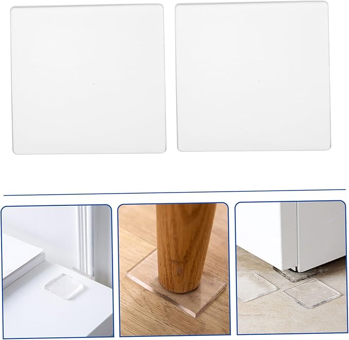 TEHAUX 4Pcs Slip Cushion Foot Pads for Washing Machine Shockproof Furniture Protectors Moisture Durable Easy to Install Non Slip Wear Resistant Pads - Image 4
