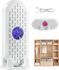 Mini Dehumidifier Double-sided Reusable Antiflaming Visible Small Dehumidifier with Holder ABS Dehumidifier for Closet Bookcase Luggage Home Supply by Unknown