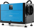 COSTWAY 124 PPD Commercial Dehumidifier, 1300 Sq.Ft Crawl Space Dehumidifier with 9.8 FT Drain Hose & Wired Remote Control Panel, Ideal for Basement, Warehouse, Job Site (Blue) by COSTWAY