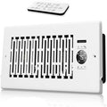 10-Speed Register Booster Fan Fits 4"x10", Smart Vents Thermostat and Remote Control for Home Heating and Cooling by MOTCTQVD
