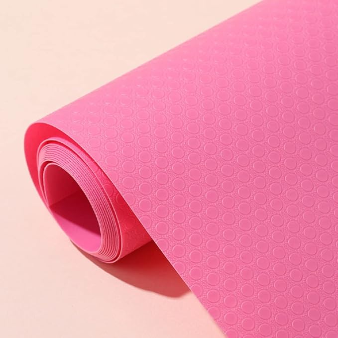 Shelf Liner, Drawer Liners for Kitchen,Non Adhesive Water Resistant, Strong Grip,Easy Clean and Trim, Smooth Surface Liners for Kitchen Cabinets, Shelves, Pantry（17 inches x 60 inches） by WelcometoBuRuiJi