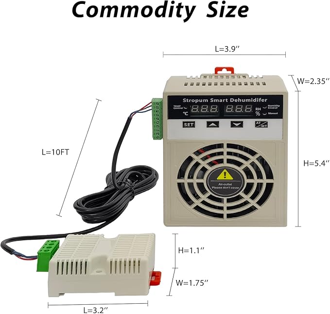 Automatic Small Dehumidifier for Grow Tent,Electric Box,Storage Cabinet,Closet,110V/240V Mini Dehumidifier With Temperature Control Switch - Image 6