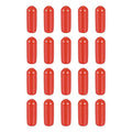 DMiotech 20 Pack 3/16" ID Red Screw Thread Protectors Rubber End Caps Bolt Covers for Screw Bolt Furniture Pipe by DMiotech