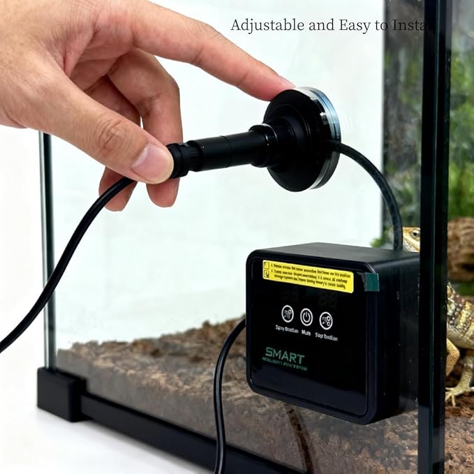 Reptile Mister System, Mister for Reptile Tank Terrarium Fogger/Humidifier & 360° Nozzles 5PCS, Reptile Misters Automatic for Bearded Dragon，Snake, Gecko, Frog, Lizard - Image 6