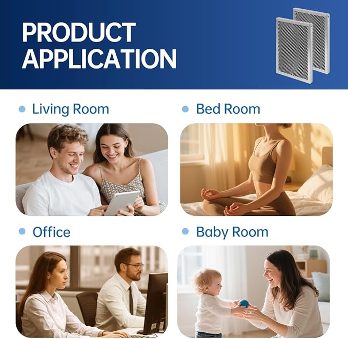 5695 Dehumidifier Filter MERV 8 Washable 8 x 11.7 x1 Compatible with Whole-House Dehumidifiers Models 1820 1820Z E070 E070KZ E070KZM E070N E070T E070Z Replacement Filter 2 Packs - Image 7
