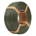 Inland V2 PLA PRO (PLA+) 3D Printer Filament Refill, 1.75mm Spooless Filament, Dimensional Accuracy +/- 0.03mm, 1KG (2.2lbs) Olive Green Refill for Inland Reusable Spools, Bambu Lab Compatible by INLAND