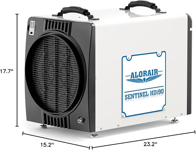 ALORAIR Duct-able Version Basement/Crawl Space Dehumidifiers 198 PPD Commercial Industrial Dehumidifier with Pump and Drain Hose, Auto Defrosting - Image 8