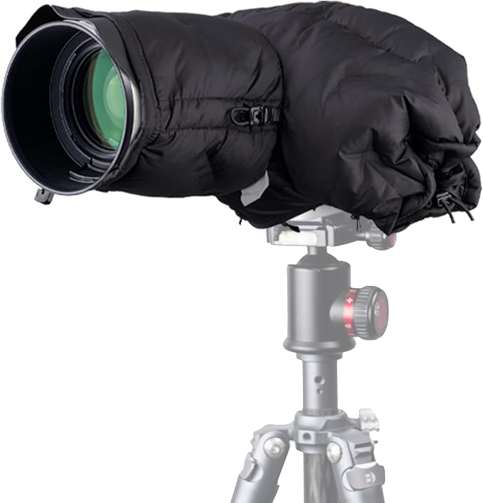 PGYTECH Camera Cold-Proof Warm Cover, Winter Cover Protector, Adjustable Snowproof and Waterproof Camera Lens Sleeve by PGYTECH-US