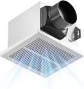 Amico Bathroom Exhaust Fan, 1.5 Sones, 110 CFM, Low Noise, Easy to Install, Ceiling Mounted Retrofit Ventilation Fans, No Attic Access Needed- UL Certified by Amico