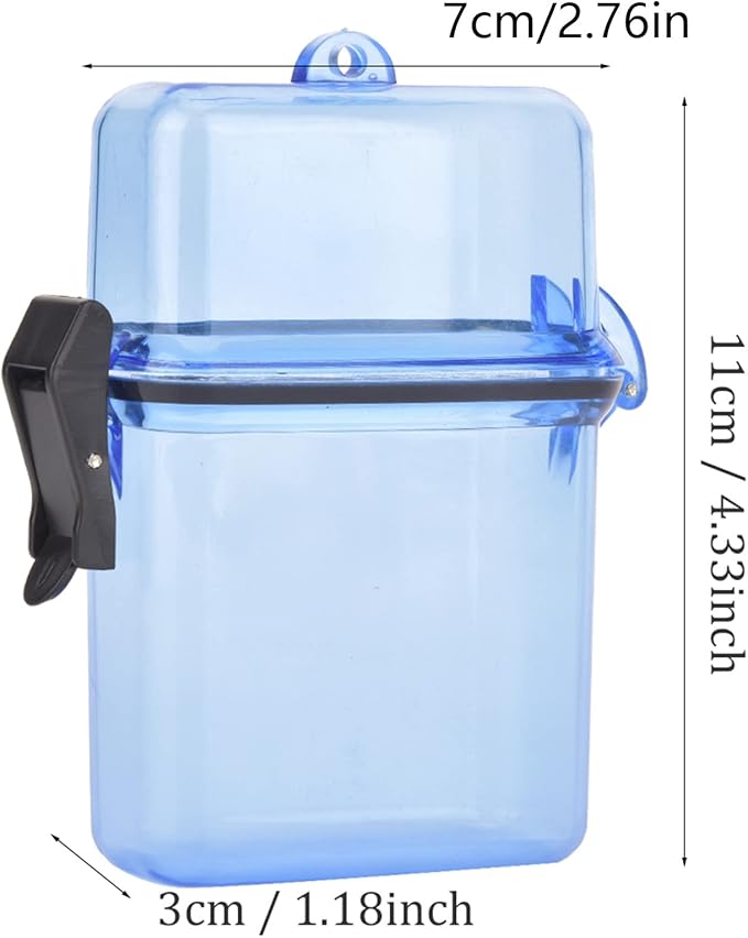 Tbest Boat Dry Bags,Waterproof Phone Pouch,Plastic Transparent Underwater Kayak Sealing Box with Rope Hook for Surfing Canoe Kayak - Image 5