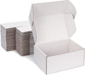 Small Shipping Boxes 9x6x4 Inch (25 Pack) - Sturdy White Corrugated Cardboard Boxes for Small Business, Ecommerce, Mailing & Packaging | Recyclable Gift & Storage Boxes by DUZCLI