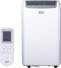 BLACK+DECKER 12,000 BTU Portable Air Conditioner with 9,000 BTU Heating, 4-in-1 AC, Heater, Dehumidifier and Fan, Portable AC Unit with Remote Control, Window Kit Included, White, BPP08HWTB by BLACKDECKER