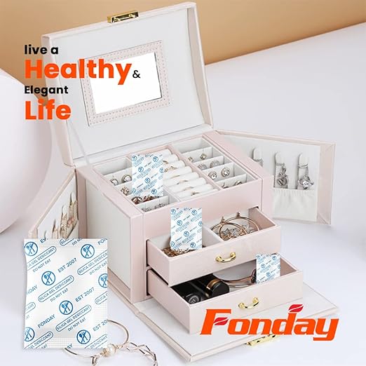 1 Gram 2000 Packets Fonday Food Grade Silica Gel Desiccants Packs Moisture Absorbers Dehumidifier - Image 7