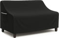 Waterproof Patio Loveseat Cover, 78.7W x 38.2D x 35H inches Heavy Duty 600D Weather-Resistant Outdoor Furniture Protector Black by CVFERQE