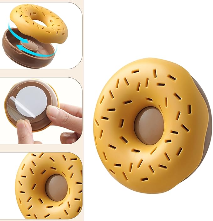 Doughnuts Shape Storage Organizers with Reusable Designs Accessory for Closet Shoe Cabinet Travel - Image 4