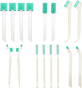 XINRUI 16 Pcs Small Household Cleaning Brushes, Deep Detail Crevice Cleaner Brush Crevice Cleaning Tool 8 in 1 Cleaner Brush for Small Holes Corner Space Keyboard Bottle Tile by XINRUI