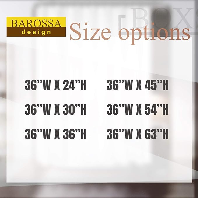 Barossa Design Waffle Weave Half Window Tier Curtains: Small Bathroom Window Curtains Waterproof with 36 inch Length Short Length for Cafe & Kitchen - White, 36"x36" for Each Panel, Set of 2 - Image 7