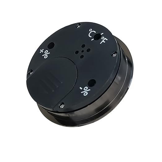 Prestige Import Group Round 2" Digital Hygrometer Thermometer for Cigar Humidors - Gun Metal - 2 Pieces - Image 3