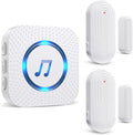 Door Chime,SanJie Wireless Door Sensor Chime When Door Opens,Door Entry Alarm Chime for Business/Home/Kids,500 FT Range,26 Chimes 5 Adjustable Volume, 2 Sensors + 1 Receivers by SANJIEGuardSecurity