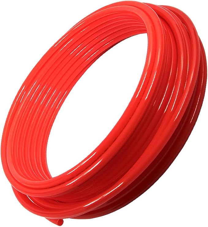 Supply Giant Oxygen Barrier PEX-B Pipe 1 Inch x 100 Feet Coil, Red Tubing for Radiant and Hydronic Heating Systems, Non-Potable Water Pipe for Winter Season by SupplyGiant