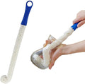 Long Bottle Brush Cleaner for Decanters & Water Bottles – 16” Flexible Foam Washing Wand for Vases, Tumblers, Baby Bottles, and Glassware (Not for Standard Beer/Wine Bottles) by BNYD