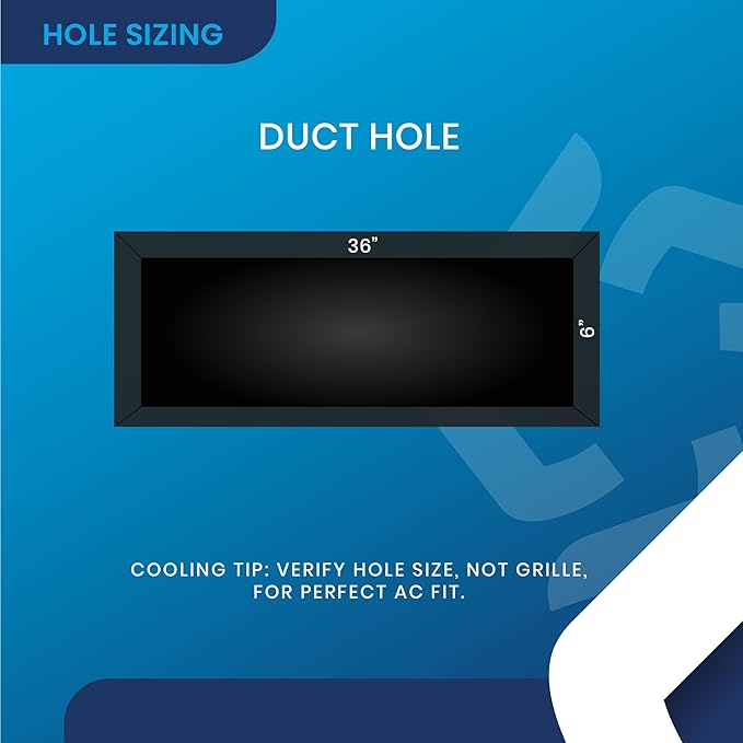 36x6 Inch (Duct Opening) Air Return Vent Cover Decorative – Premium Aluminum AC Vent Cover for Ceiling & Wall, Rustproof Grille, Ideal for Home HVAC Grille, Durable & Easy to Install by ACLAMINAIRE - Image 8