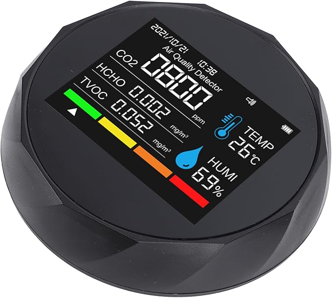 Fafeicy 5 in 1 Indoor Air Quality Detector Bluetooth APP Accurate Sensor for HCHO PM2.5 Temperature Humidity - Image 5