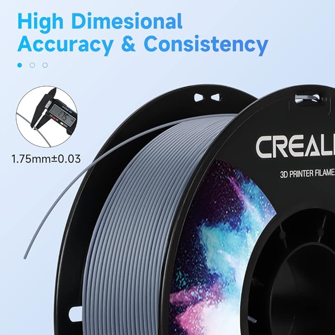 Creality ABS Filament 1.75mm, 3D Printer Filament, No-Tangling, Strong Bonding and Overhang Performance Dimensional Accuracy +/-0.02mm, 2.2lbs/Spool - Image 3