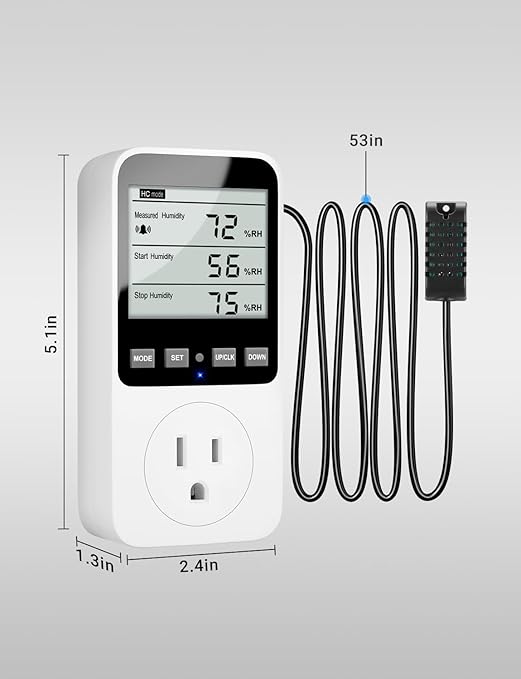 INKBIRDPLUS Temperature and Humidity Controller, Temperature Humidity Alarms, Ideal for Greenhouses, Reptiles, Incubators, Home Brewin - Image 8