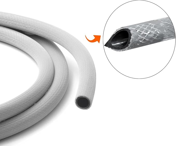 Dehumidifier Hose for Drainage 3/4" FHT, with Premium Brass Connectors (8FT) - Image 4