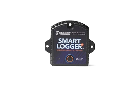 Smart Logger V2™ Bluetooth Ambient Temperature & Relative Humidity Data Logger for Home & Industrial Use (1 Pack) by WagnerMeters