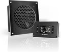 AC Infinity AIRPLATE T3, Quiet Cooling Fan System 6" with Thermostat Control, for Home Theater AV Cabinets by ACInfinity
