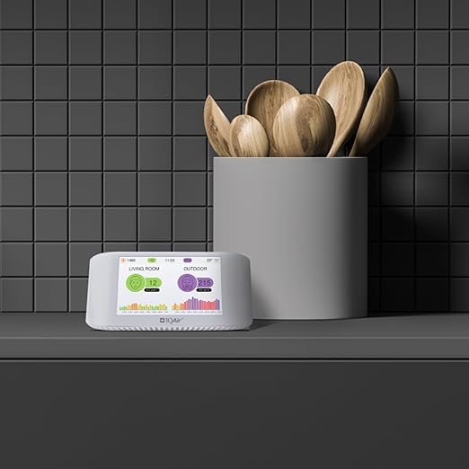 IQAir Air Quality Monitor Indoor, Swiss Design, Professional Grade, Detects PM2.5, CO2, AQI, Temperature, Humidity, Indoor Air Quality Real-Time Air Quality & Forecasting, Historic Data - Image 10
