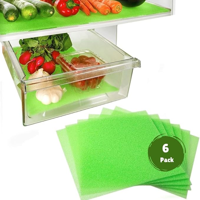 Fruit & Veggie Life Extender Drawer Liner - Refrigerator Organizers and Storage, Fridge Shelf Liners by DualplexTalvania