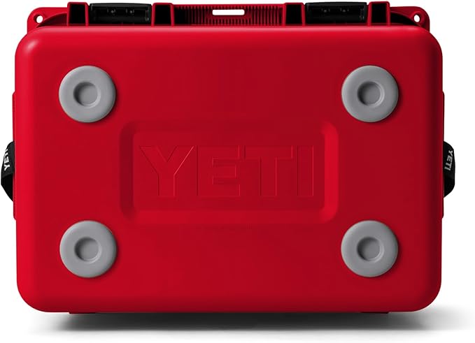 YETI LoadOut 30 GoBox Divided Waterproof Cargo Case, Dry Box, Camera Case, Fishing Tackle Box, Rescue Red - Image 7