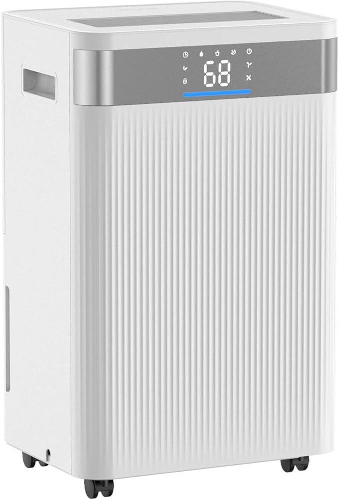 VEVOR 52 Pints Dehumidifier for Home & Basement, 4000 Sq.Ft Large Coverage, Drain Hose for Commercial & Industrial Use, Smart Humidity Control, Low Noise for Warehouses, Bathroom, Bedrooms & Storage - Image 9