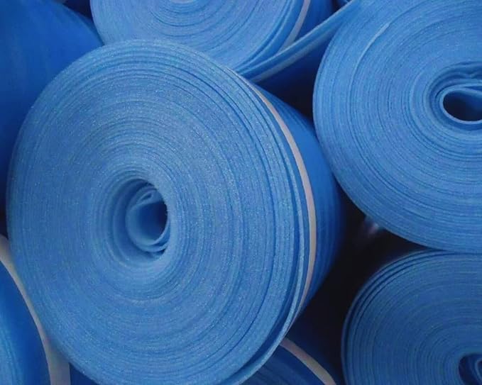 AMERIQUE 400SQFT 4TH Generation Blue 3MM Thick Flooring Underlayment Padding 3-in-1 Heavy Duty Foam with Tape & Vapor Barrier - Image 2