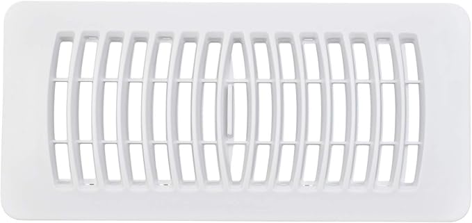 Imperial RG1292 Louvered Plastic Floor Register, 4 x 10-Inch, White, 5-Pack - Image 5