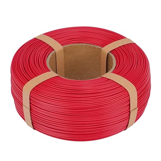Inland V2 PLA PRO (PLA+) 3D Printer Filament Refill, 1.75mm Spooless Filament, Dimensional Accuracy +/- 0.03mm, 1KG (2.2lbs) Magenta Refill for Inland Reusable Spools, Bambu Lab Compatible - Image 3